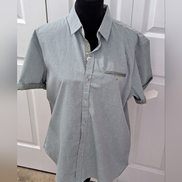Craft & Flow Other - NWT Craft & Flow Button Up Short Sleeve Shirt Size L
